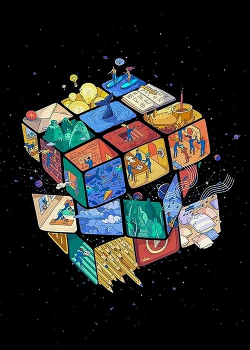 Como resolver um cubo mágico? by Henrique Soares