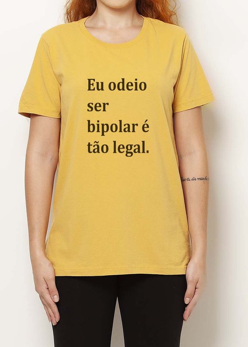 Camiseta Em Tempos de Ódio - Mostarda