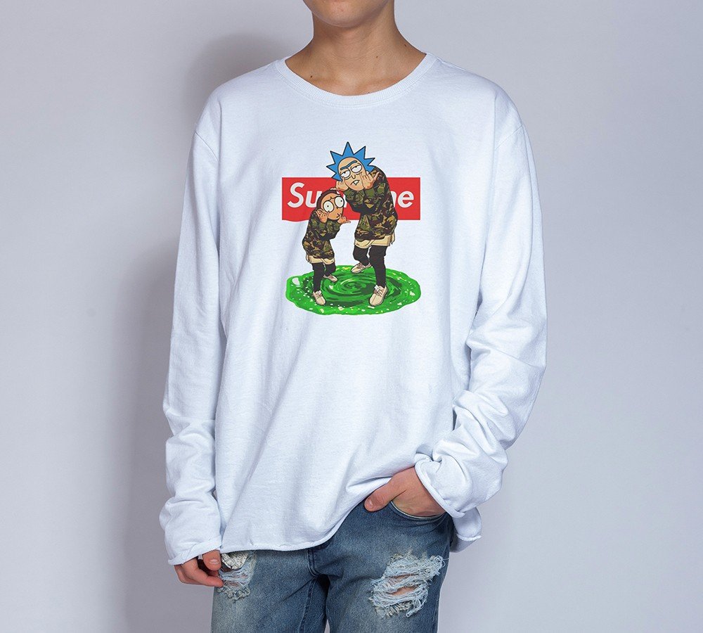 Moletom rick hot sale and morty supreme