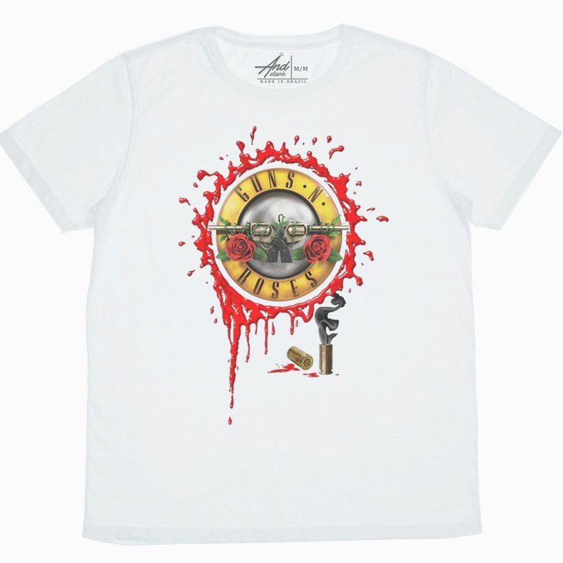 Camiseta Guns N` Roses - Branca Camiseta Guns N` Roses - Branca