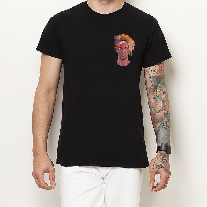 Camiseta Bowie Evolution - Preta Camiseta Bowie Evolution - Preta
