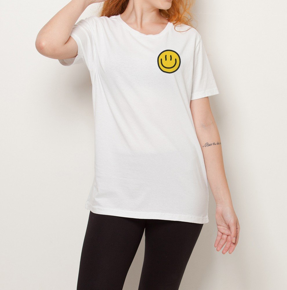 Camiseta Smile Branca
