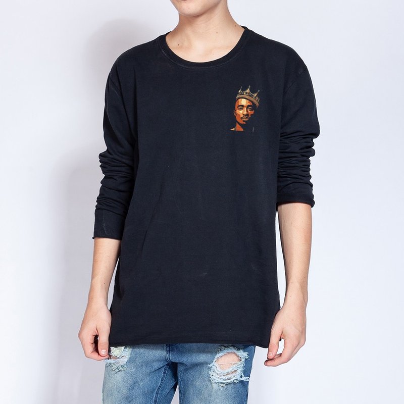 Moletom Light King Tupac - Preto Moletom Light King Tupac - Preto