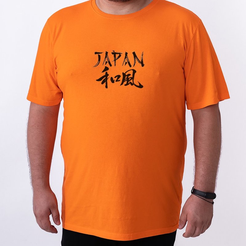 Camiseta Japan - Plus Size Laranja Camiseta Japan - Plus Size Laranja