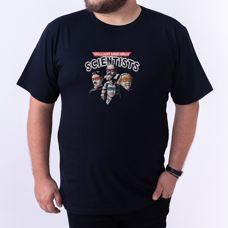 Camiseta Brilliant Scientists - Plus Size Preta Camiseta Brilliant Scientists - Plus Size Preta