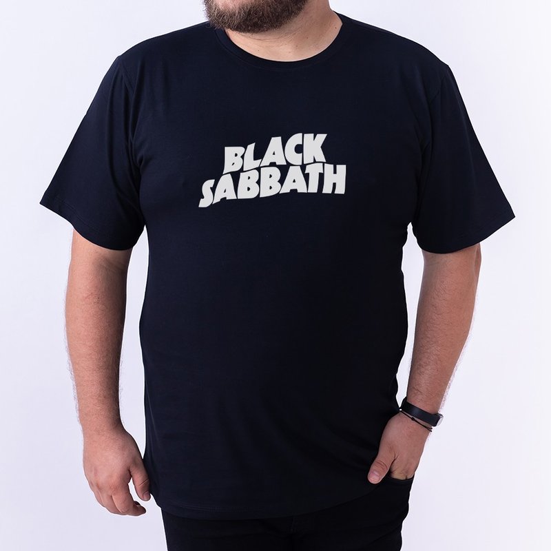 Camiseta Black Sabbath - Plus Size Preta Camiseta Black Sabbath - Plus Size Preta