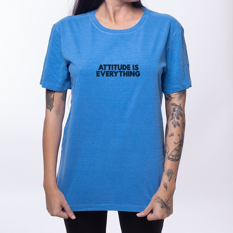Camiseta Attitude - Azul Camiseta Attitude - Azul