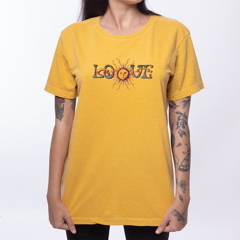 Camiseta Love Sol - Mostarda Camiseta Love Sol - Mostarda