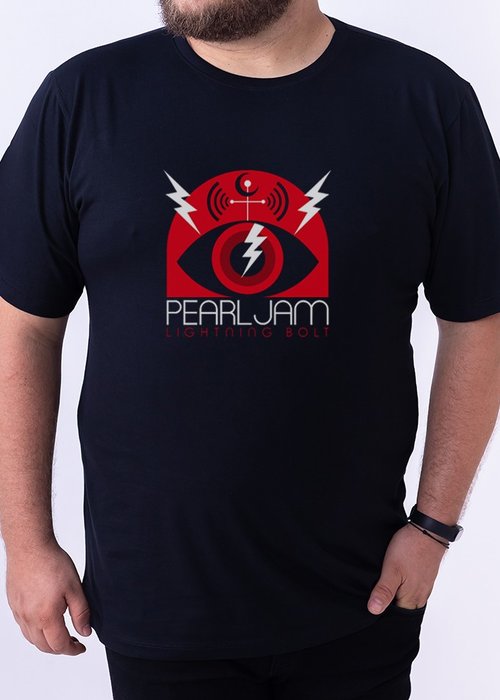 Camiseta Pearl Jam Size Preta