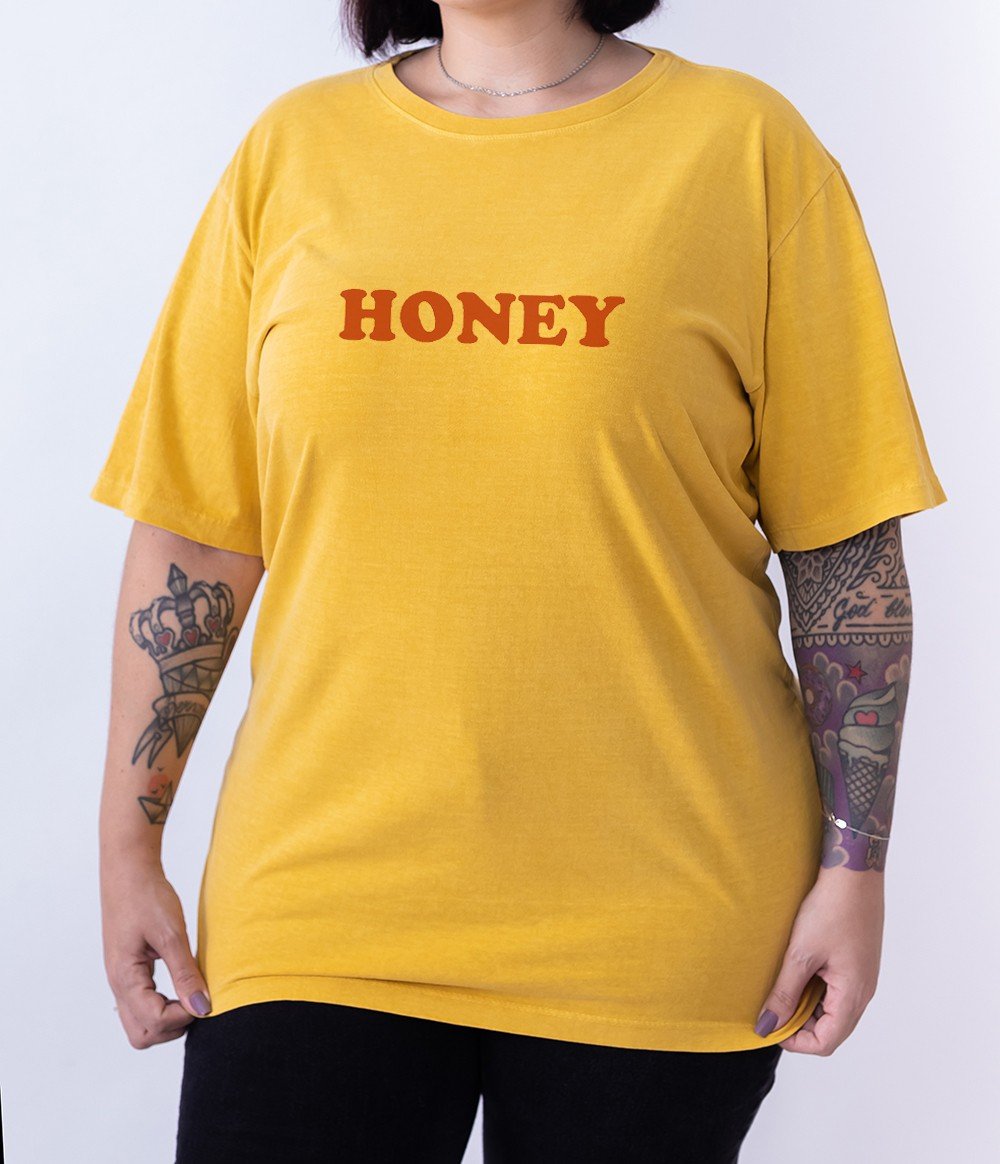 Honey Be - Essa camiseta tem um tecido mega gostosinho 😍